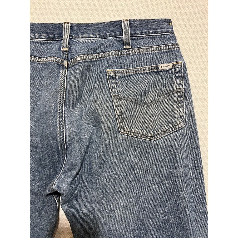 Carhartt Jeans Men 38 x 30 (37 x 28 Actual) Regular Blue Denim Casual - Picture 12 of 13